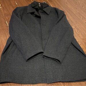 green emerald velvet dress Calvin Klein Men's Mayden Slim-Fit Wool Blend Overcoat MSRP $495